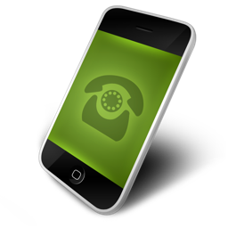 Phone Green Icon 256x256 png